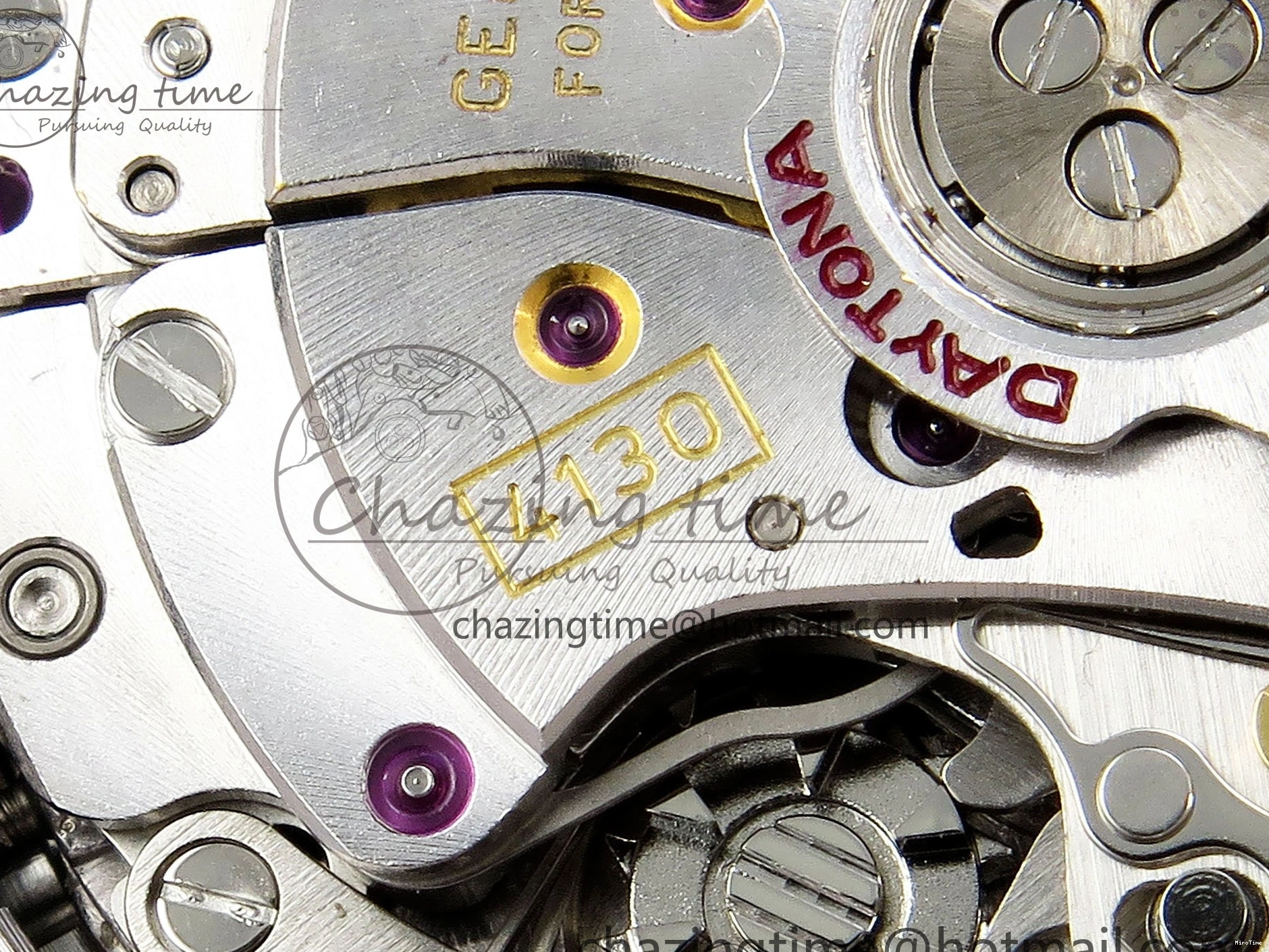 MiroTime 0118 Refined Daytona 116500 Clean 1:1 Best Edition 904L SS Case and Bracelet Black Dial SA4130 V 1552